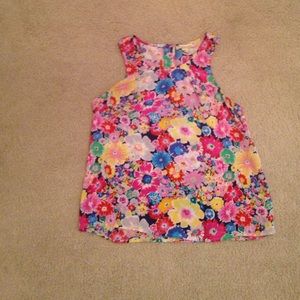 Floral tank top
