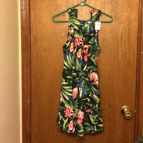 Hollister floral skater dress