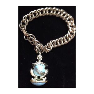 Vintage Genie & Magic Ball Single Charm Bracelet