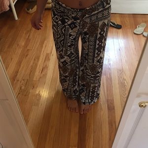 Printed palazzo pants