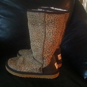 Cheetah print UGG boots
