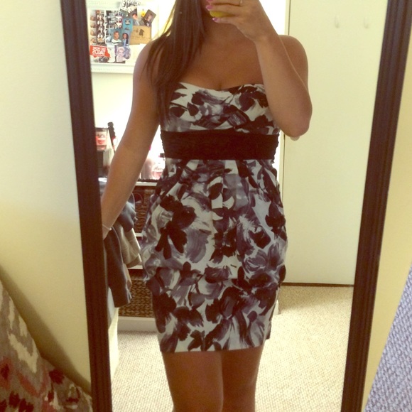 Black and white dress