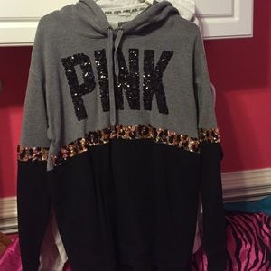SOLD! RARE HTF BLING CHEETAH HOODIE