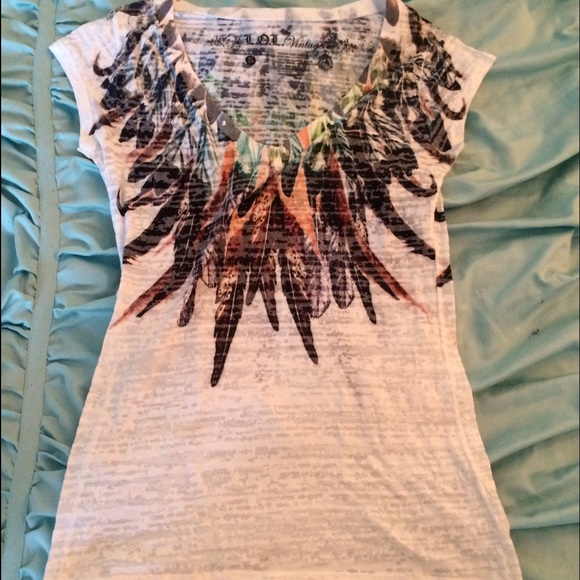 Vintage V neck