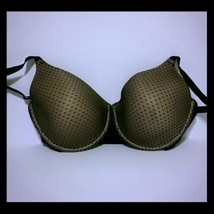Nude & Black T-shirt Bra