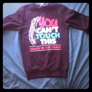 Divided sweater
