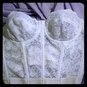 Bralette corset type bra