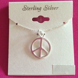 Peace Sign Necklace