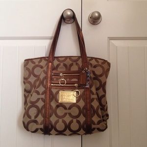 Brown coach bag- Perfect condition- authentic