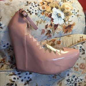 Jeffrey Campbell Audrey MJ Wedges size 5.5