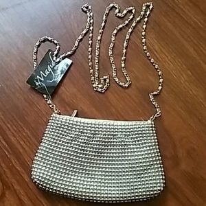 Magid metal mesh shoulder bag