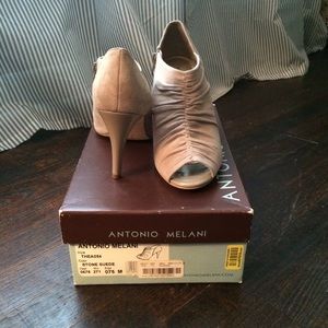 Antonio Melani peep toe ankle boot