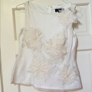 Tadashi blouse with flowers