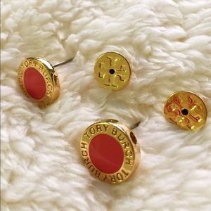 Tory Burch Cole Enamel Stud Earring