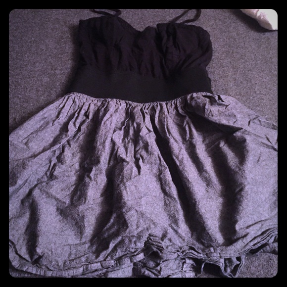 Dresses & Skirts - Gray and black dress✳️✳️