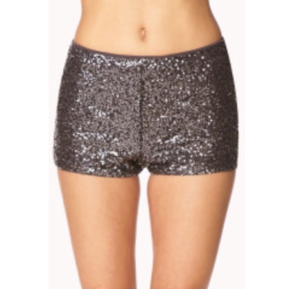 Foreign Exchange Pants - Foreign Exchange Sequined Shorts