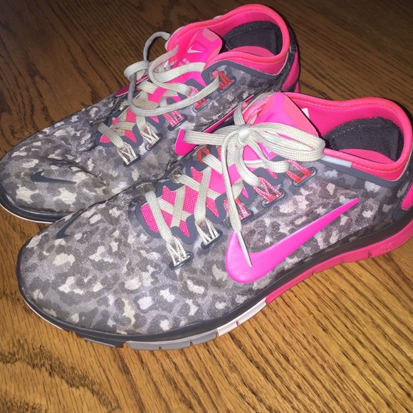 Nike Shoes - Woman's leopard Nike free run