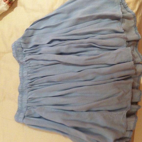 Brandy Melville light blue skirt