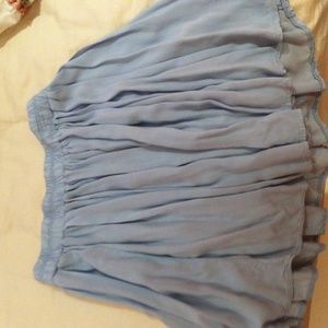 Brandy Melville light blue skirt