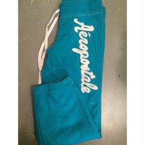turquoise sweats