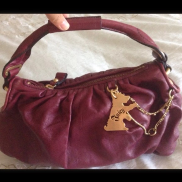 NWOT Juicy Couture Plum Maroon Handbag - Picture 1 of 4