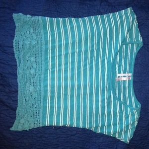 Oneil stripped crochet top