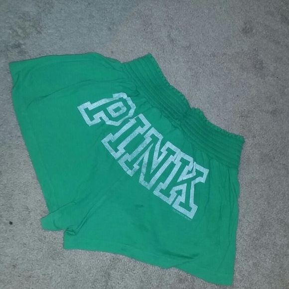 VS Green Pajama Shorts