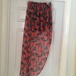 Forever 21 high low skirt