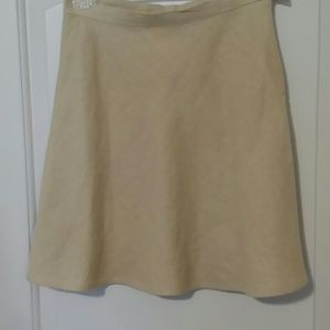 Gap Linen Tan Skirt 1