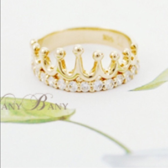 Gold Crown Ring