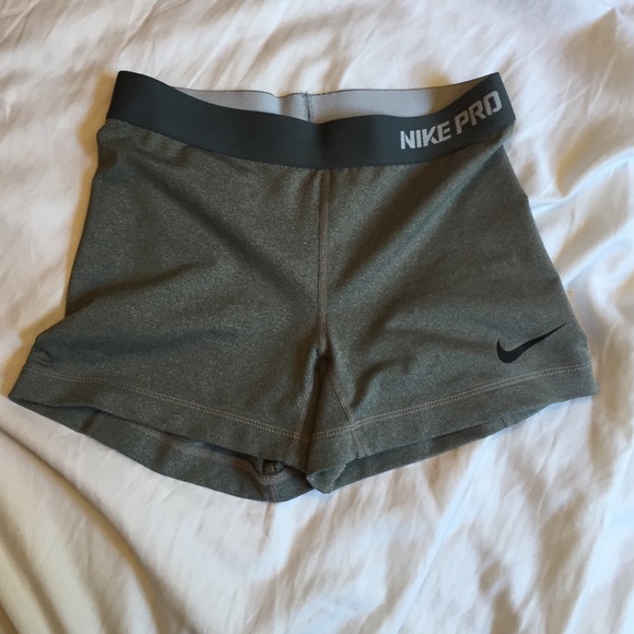 Nike Pants - gray Nike pro shorts