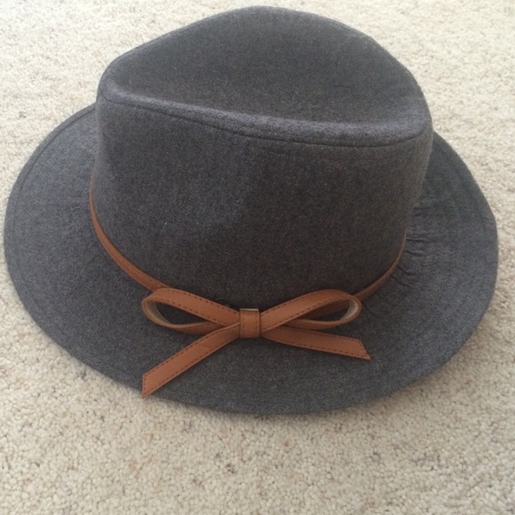 Bow Band Fedora Grey