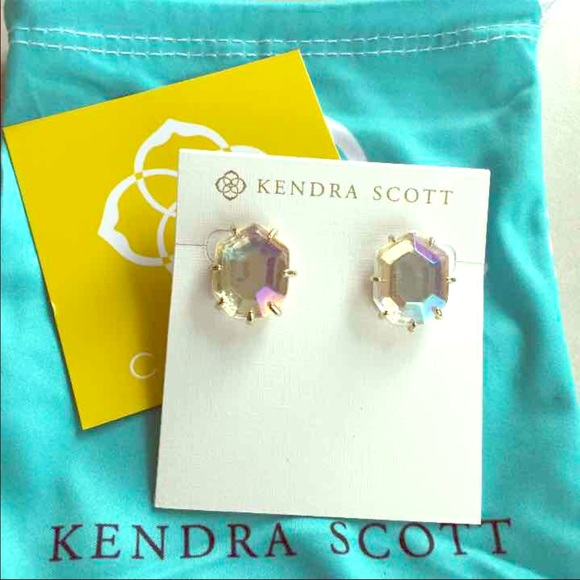 Kendra Scott Clear iridescent Morgan's