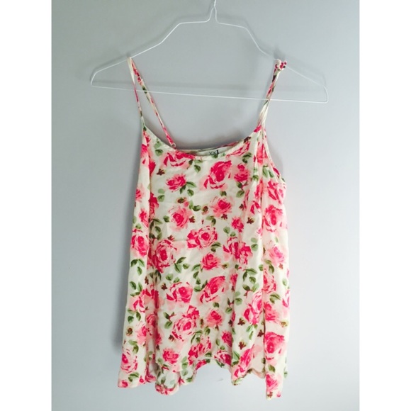Flowy rose top