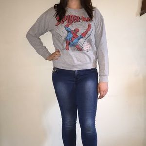 Marvel Spider-Man crew neck