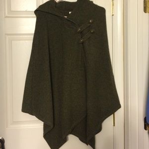 Pendleton Lambs wool poncho