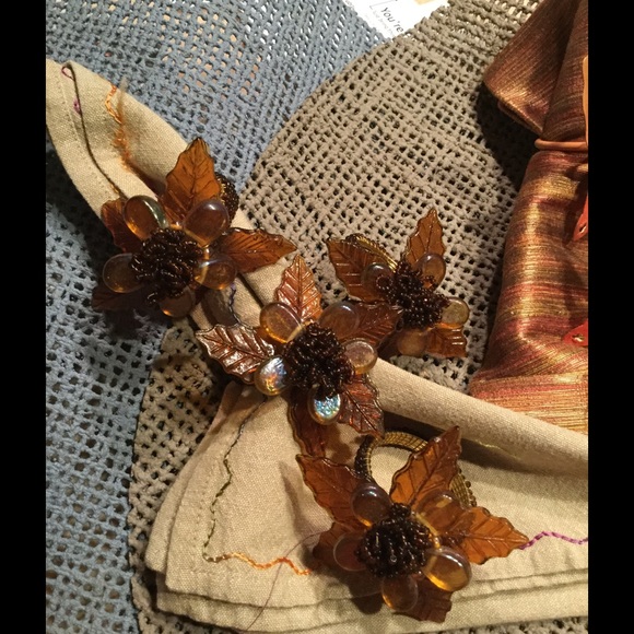 Napkin Holders.   Hold for bells lady