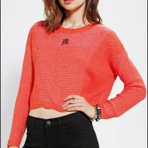 UO Orange Knit Sweater