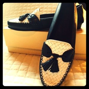 Cole Haan Two-tone Navy & White loafers