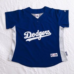 Women's Majestic LA Dodgers Jersey Tee