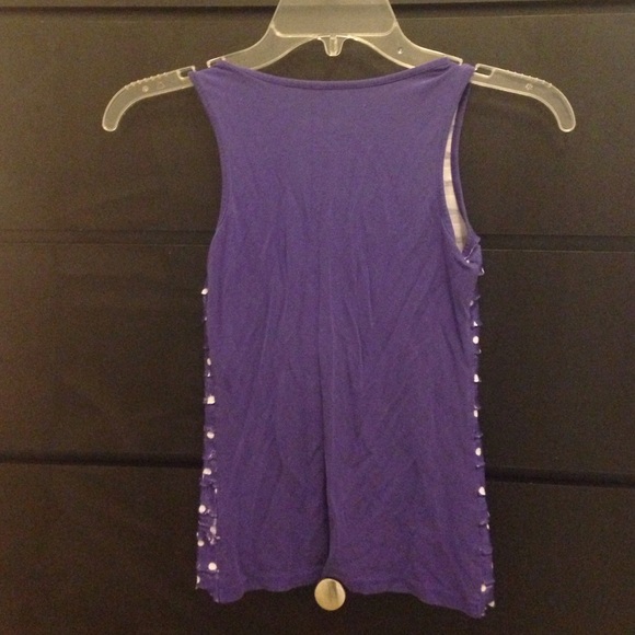 Purple ruffle shirt - Picture 2 of 2