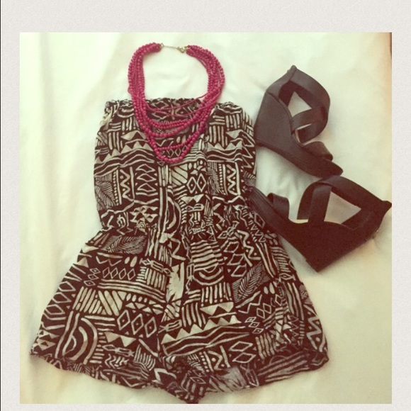 Forever 21 Pants - Tribal romper
