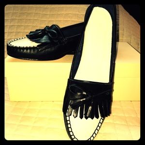 Cole Haan Two-tone Black & White loafers