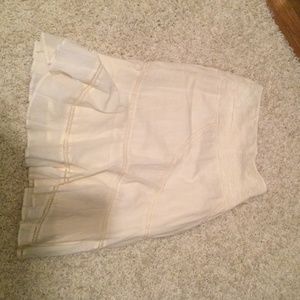 Dkny lace ruffle skirt