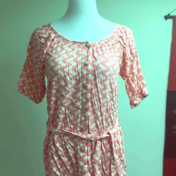 Pink Shirt Dress