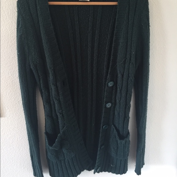 Dark green cardigan from tillys!