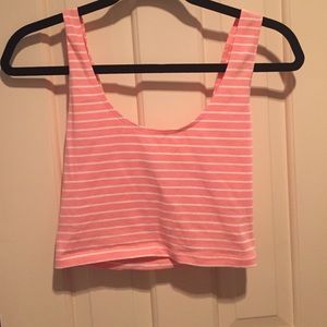 Striped crop top