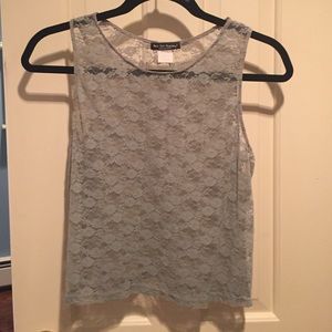 Lace tank top