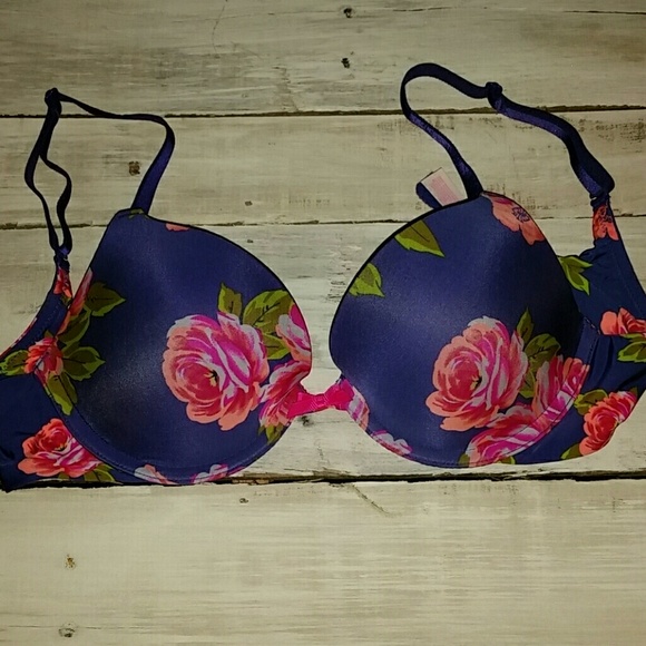 Vibrant rose on blue 32C pushup - Picture 1 of 3