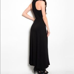 Black maxi dress